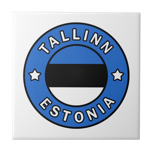 Tallinn Estland Fliese (Vorderseite)