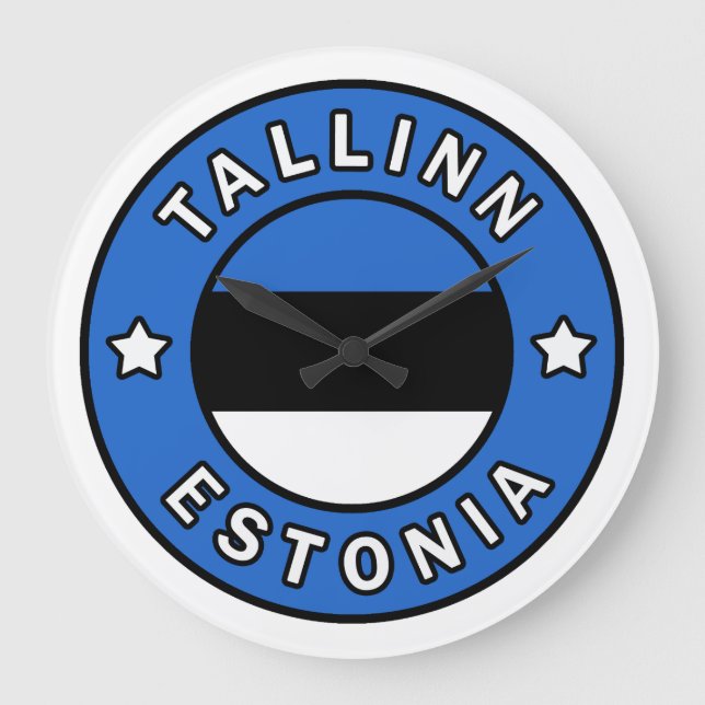 Tallinn Estland Große Wanduhr (Vorderseite)