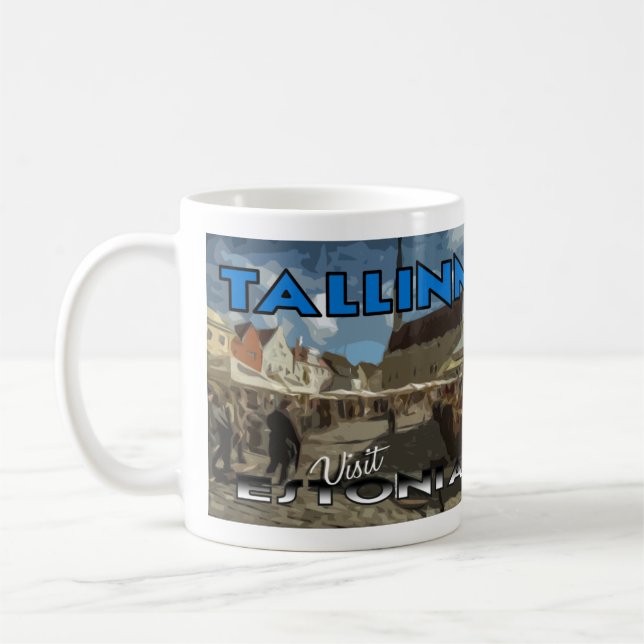 Tallinn, Estland, I Liebe Kaffeetasse (Links)