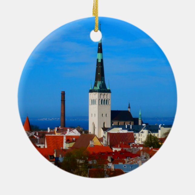 Tallinn, Estland Keramikornament (Hinten)