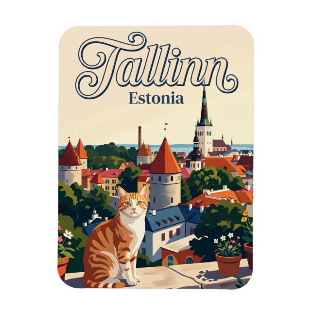 Tallinn Estland Magnet (Vertikal)