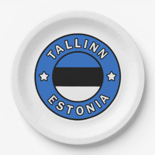 Tallinn Estland Pappteller