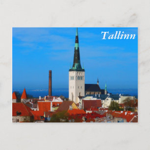 Tallinn, Estland Postkarte
