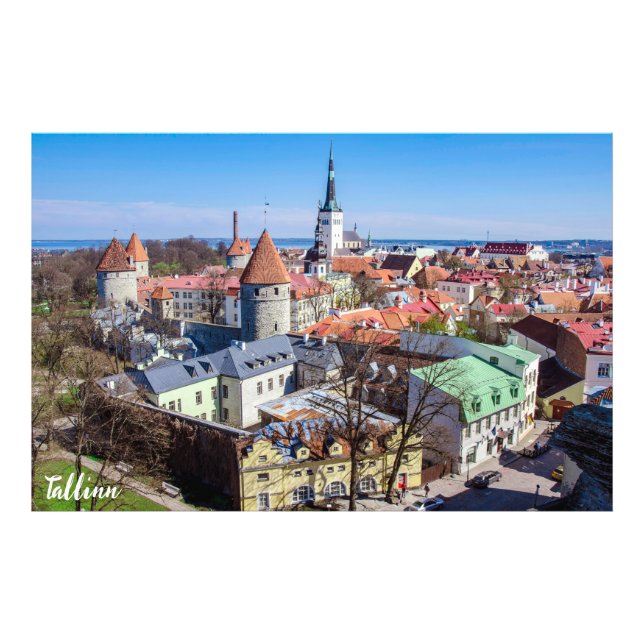 Tallinn Innenstadtblick Fotodruck (Vorne)