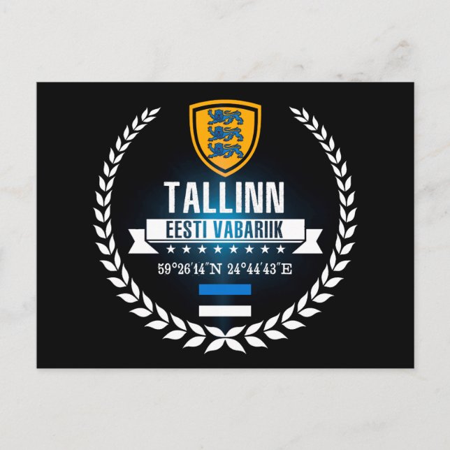 Tallinn Postkarte (Vorderseite)