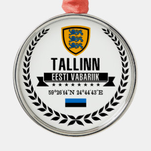 Tallinn Silbernes Ornament