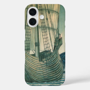 Tallschiff aus heiligen Gral-Tapisserien iPhone 16 Hülle