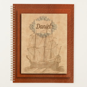 Tallschiff Nautical Personalisiert Planer