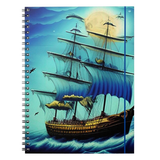 Tallschiff Notizblock (Vorderseite)