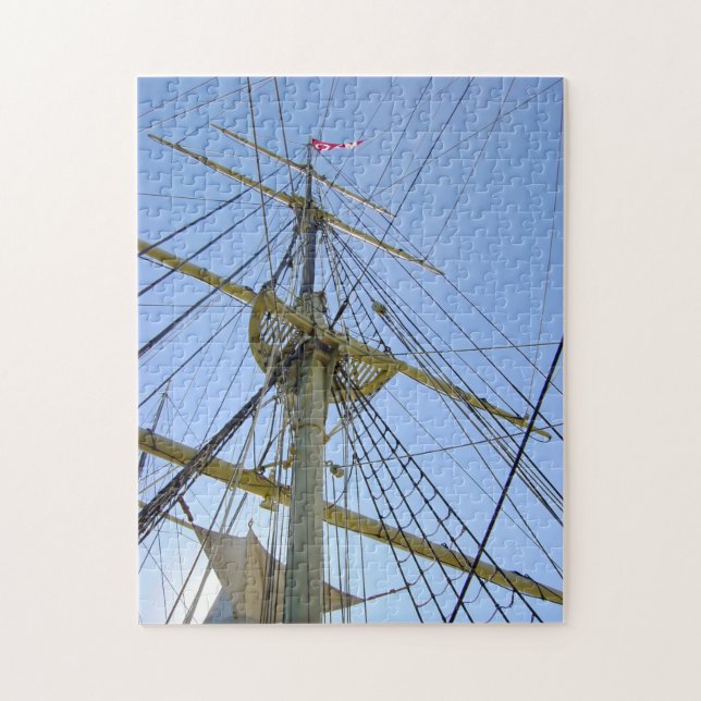 Tallschiff-Rigging Puzzle (Vertikal)