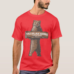 Tallulah Gorge Staat Park Georgia GA Bear Vacation T-Shirt