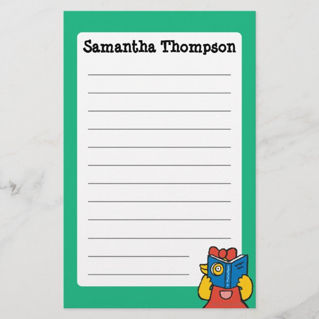 Tallulah macht ein lustiges Gesicht Briefpapier (Vorderseite)