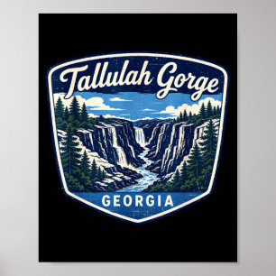 Tallulah-Schlucht Georgia Wasserfall Nationalpark Poster