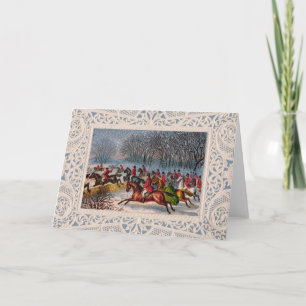 Tally-Ho Einladung oder Grußkarte