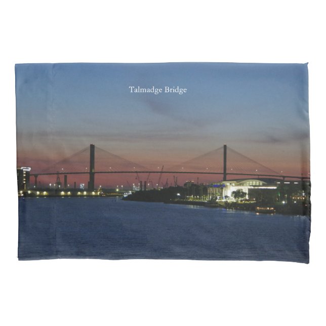 Talmadge Bridge Kissenbezug (Vorderseite)