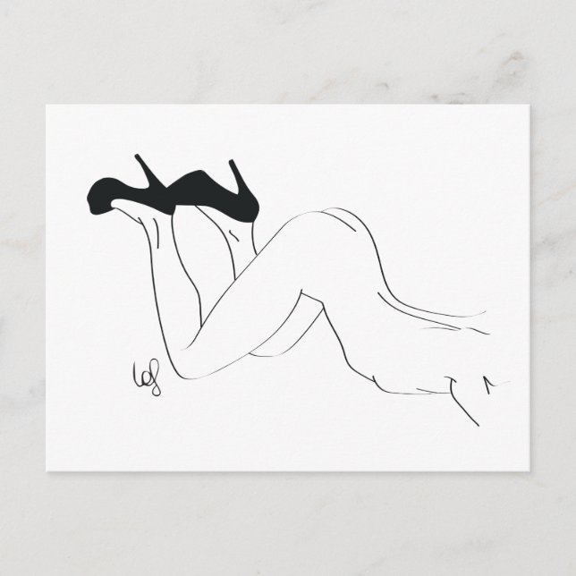 Talons pointes postkarte (Vorderseite)