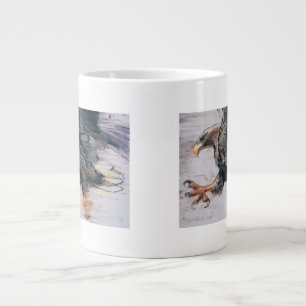 Talons - Weiß angebundenes Meer Eagle 2001 Jumbo-Tasse