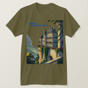 Talüberblick – Das Schloss auf dem Hügel T-Shirt
