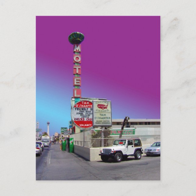 Tam O'Shanter Motel Las Vegas Postkarten (Vorderseite)