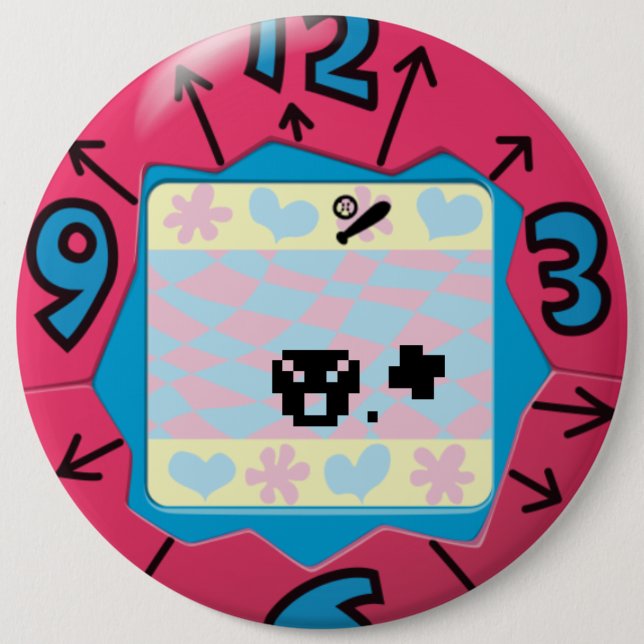 Tamagotchi Abzeichen. Button (Vorderseite)