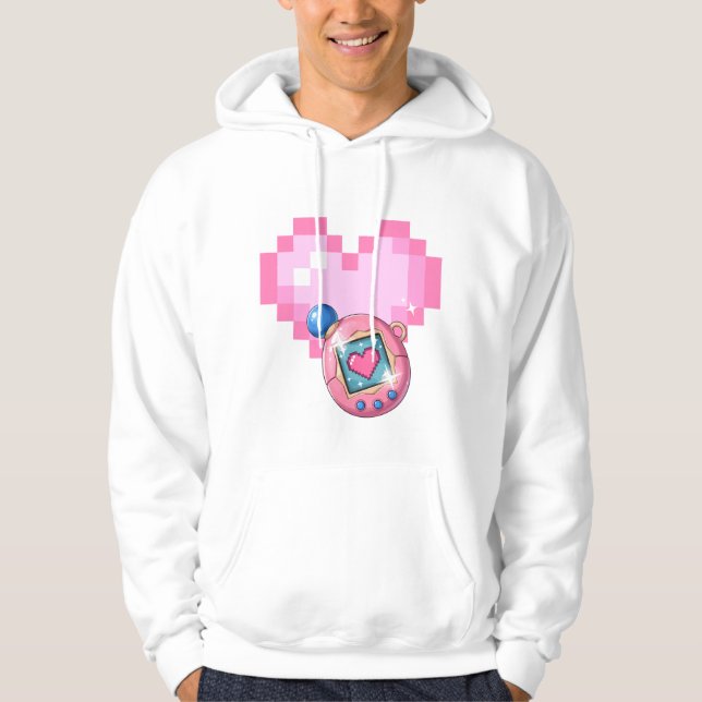 Tamagotchi Kapuzenpullover Hoodie (Vorderseite)