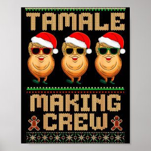 Tamale-Machende-Crew Tamale-Saison Lustige mexikan Poster