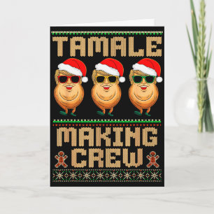 Tamale-Machende-Crew Tamale-Saison Lustiges mexika Karte