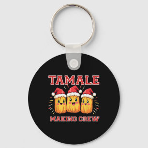 Tamale Making Crew Weihnachten Party Schlüsselanhänger