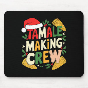 Tamale Making Crew Weihnachtskochen Mousepad