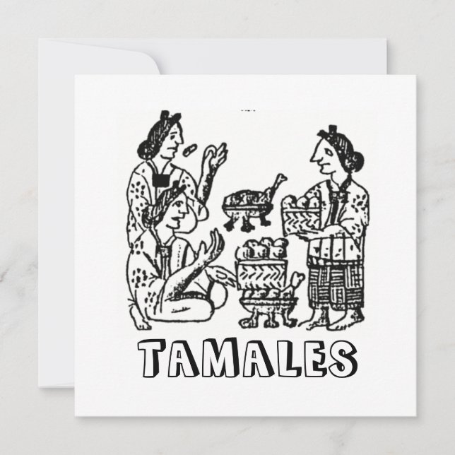 Tamales (florentinischer Kodex, 16. Jahrhundert) (Vorderseite)
