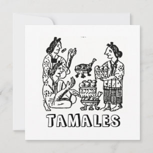 Tamales (florentinischer Kodex, 16. Jahrhundert) Einladung