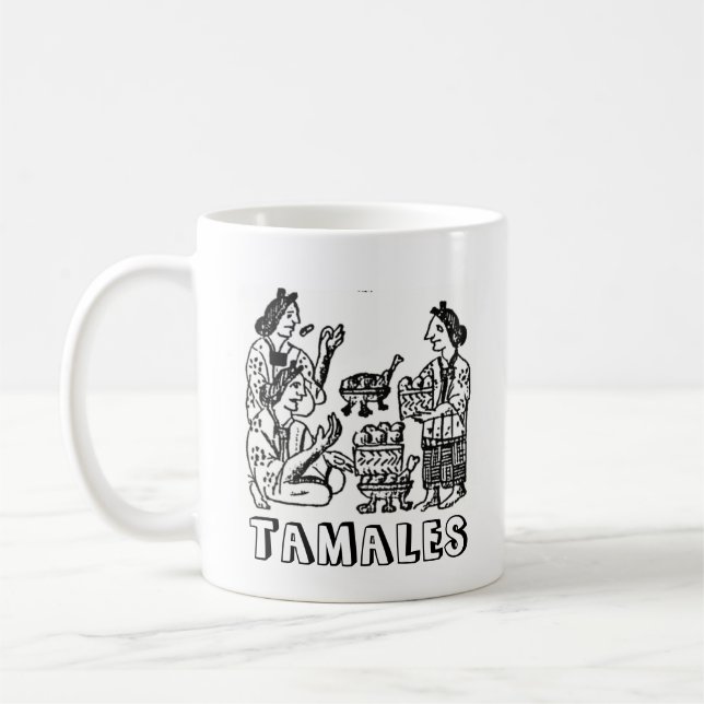 Tamales (florentinischer Kodex, 16. Jahrhundert) Kaffeetasse (Links)