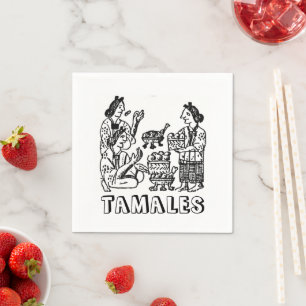 Tamales (florentinischer Kodex, 16. Jahrhundert) Serviette