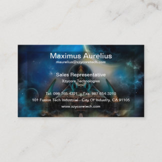 Tamalin 5 Science Fiction Artwork Business Card Visitenkarte
