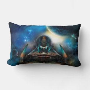 Tamalin 5 Science Fiction Artwork Lumbar Pillow Lendenkissen