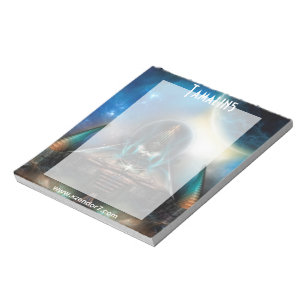Tamalin 5 Science Fiction Fraktal Kunstwerk Notizblock
