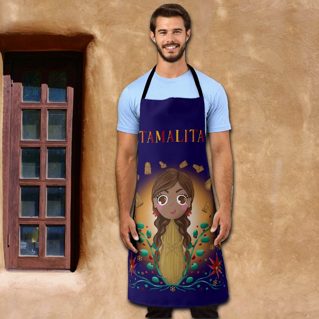 Tamalita Tamal Zia Blume Tamales Schürze (Von Creator hochgeladen)