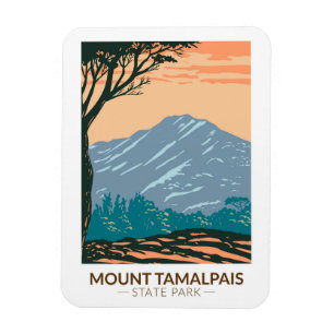 Tamalpais Staat Park/Garten: Vintag Magnet