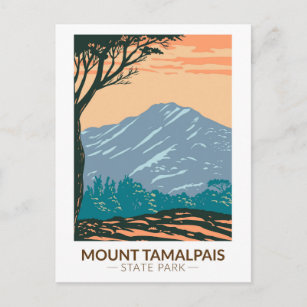 Tamalpais Staat Park/Garten: Vintag Postkarte