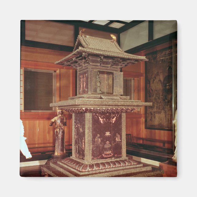 Tamamushi-Schrein vom Horyu-Ji-Tempel Magnet (Vorne)