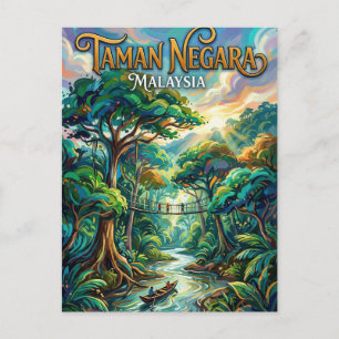 Taman Negara Malaysia Postkarte