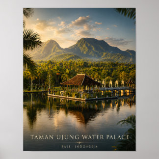 Taman Ujung Wasserpalast Bali Poster