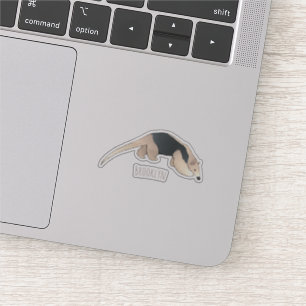 Tamandua-Cartoon-Abbildung Aufkleber