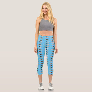 Tamandua-Cartoon-Abbildung Capri Leggings