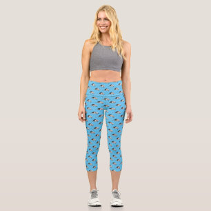 Tamandua-Cartoon-Abbildung Capri Leggings