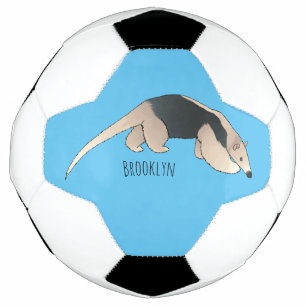 Tamandua-Cartoon-Abbildung Fußball