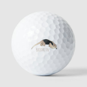 Tamandua-Cartoon-Abbildung Golfball