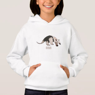 Tamandua-Cartoon-Abbildung Hoodie