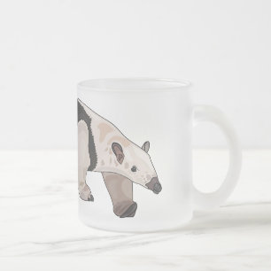 Tamandua-Cartoon-Abbildung Mattglastasse