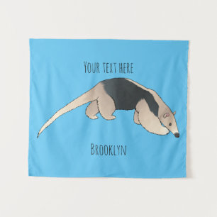 Tamandua-Cartoon-Abbildung Wandteppich